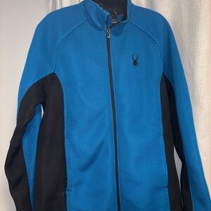 Spyder Men's Performance Jacket in Blue and Black